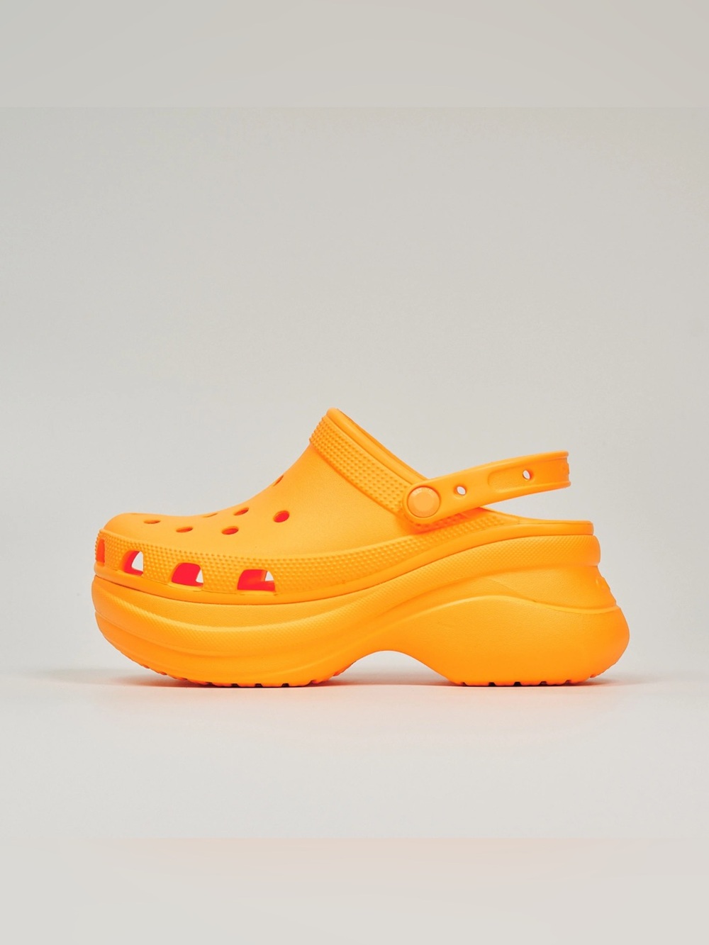 Crocs Bae clogs in orangesicle women’s 7 bright orange platform shoes literide - Picture 5 of 16
